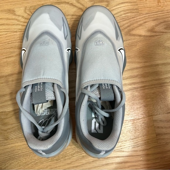 Nike Force Zoom Trout 8 Pro Baseball Cleats NEW Metal Gray 7.5 CZ5915-001 main image 9